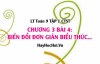 Trục Căn Thức Ở Mẫu và Rút Gọn Biểu Thức Chứa Căn - Toán 9 Chân trời tập 1 Chương 3 bài 4